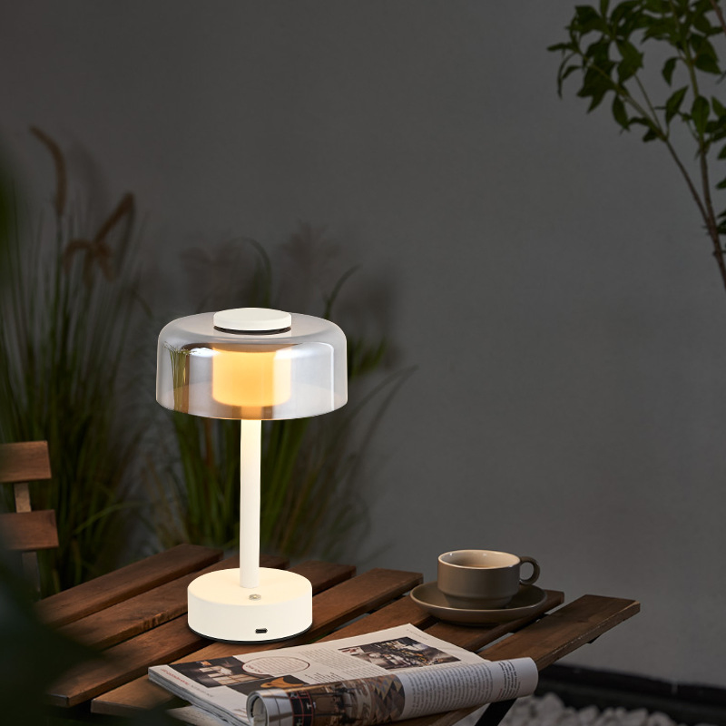 Crystal Ball/Metal LED Table Lamp Ceramic/Metal LED Table Lamp Modern Contemporary Bedside Desk Nightstand Lamp for Bedroom Living Room Office College Bookcase