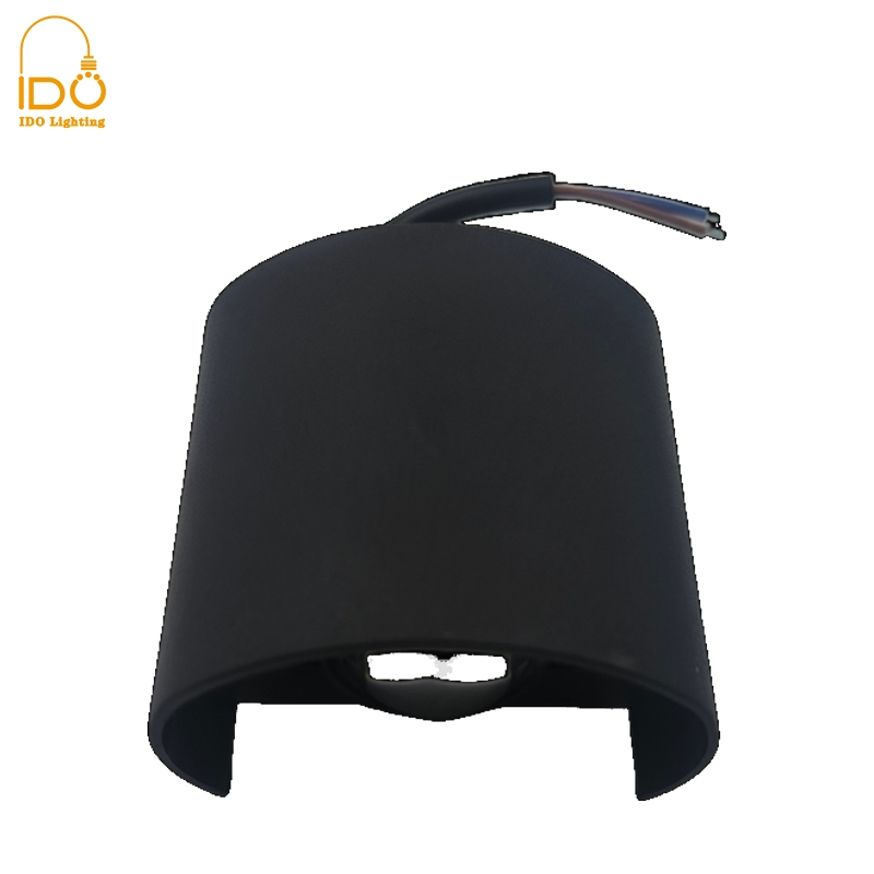 Black Outdoor Wall Light with Simple Design, IP65 Waterproof Lamp
