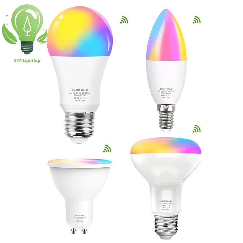 Lamp Tuya Smart WiFi A60 Energy Saving E27 B22 LED Bulb Light
