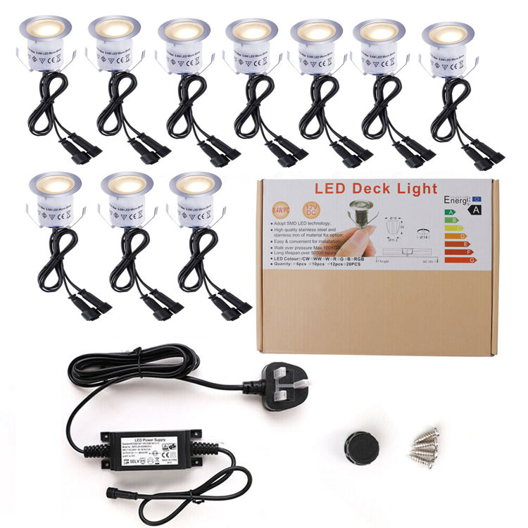 12V 3W Outdoor Waterproof IP67 Warm White Recessed in Ground Lamp Low Voltage 304 Ss Anti Corrosion LED Deck Light Lamp