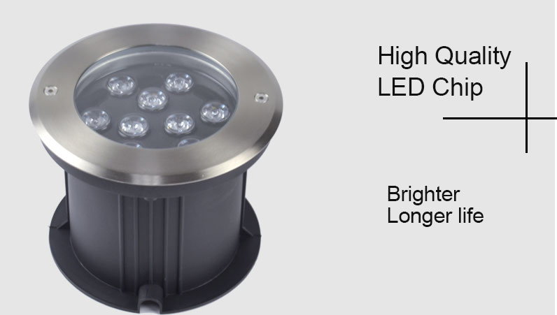 Hotook China Factory 5 Year Warranty Stainless Steel Cover Trees Flag Lights Blue IP67 IP68 Landscape LED Inground Uplight