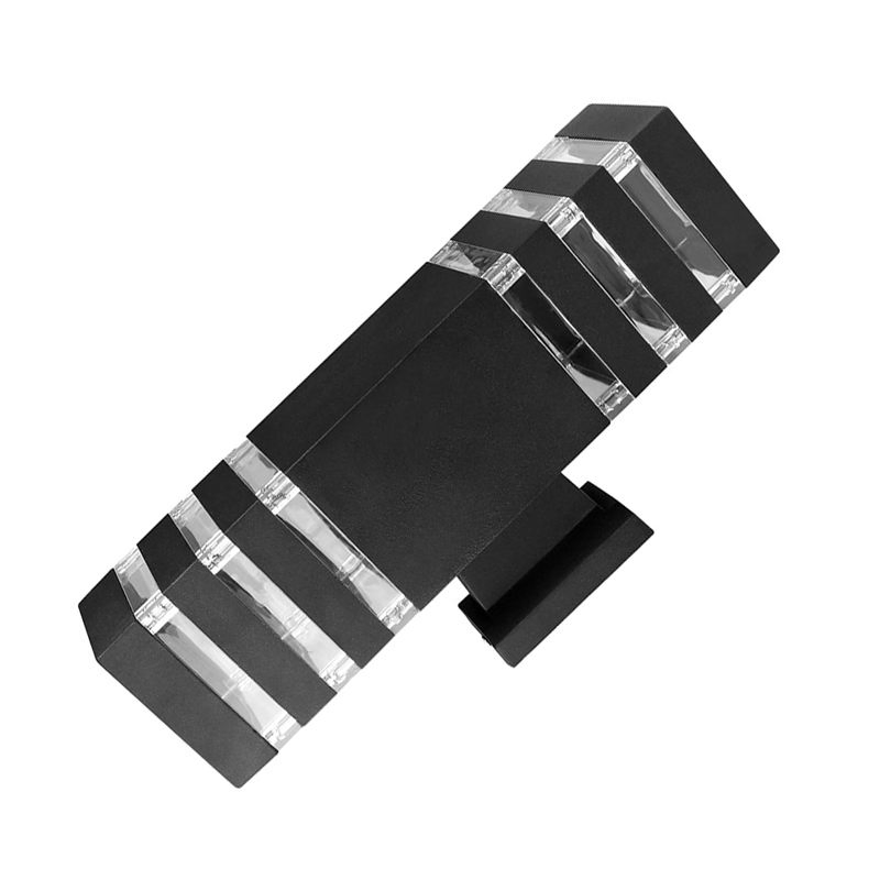 LED Square up and Down Lights Outdoor Wall Mount Light 14W IP65 Warm White Modern Fixtures Aluminum Waterproof Exterior Lamps Front Porch Patio Garage