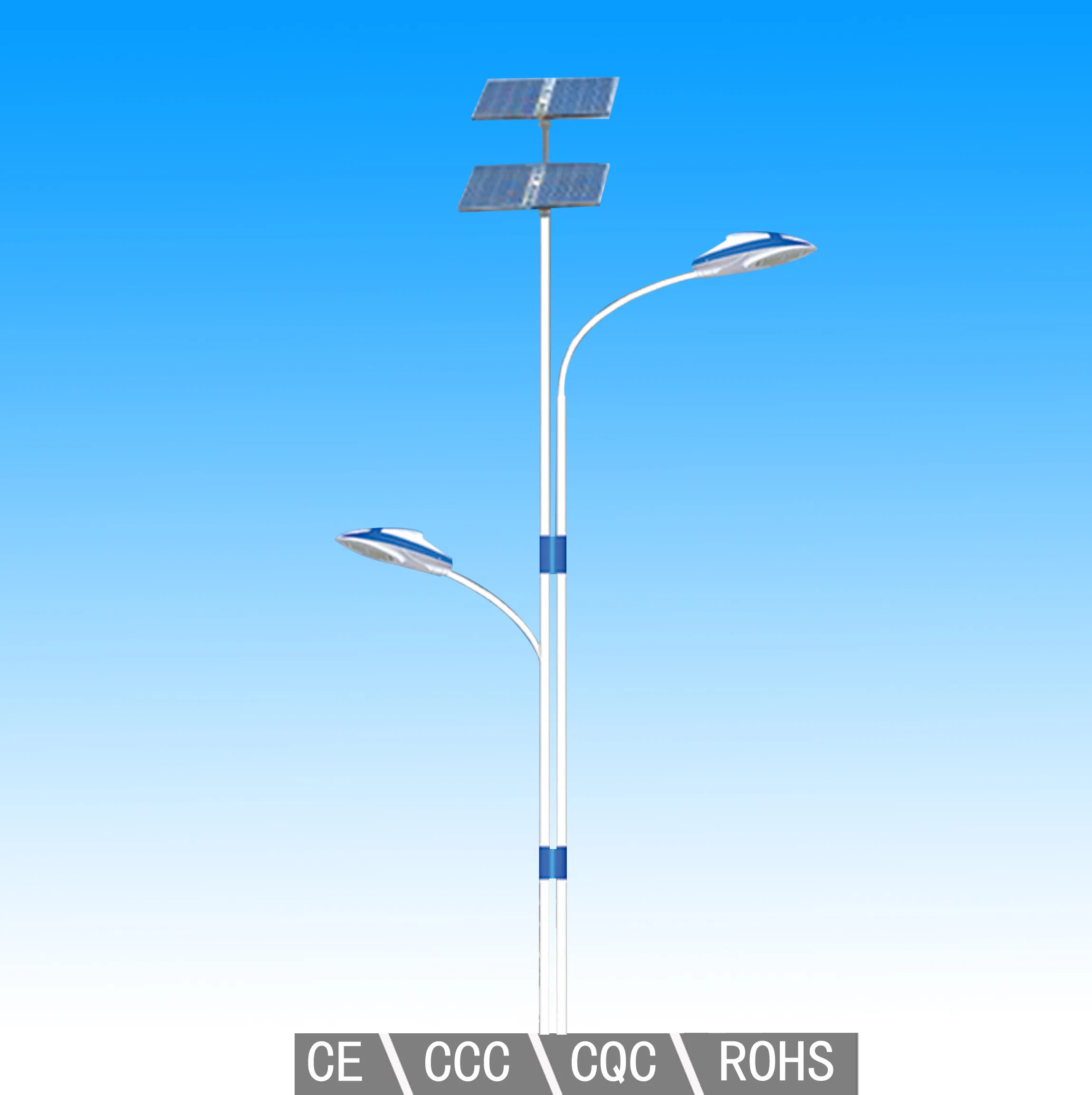 30W 50W 80W 100W Garden Pathway Highway Public Area Lighting LED Street Road Lamp Light with Pole