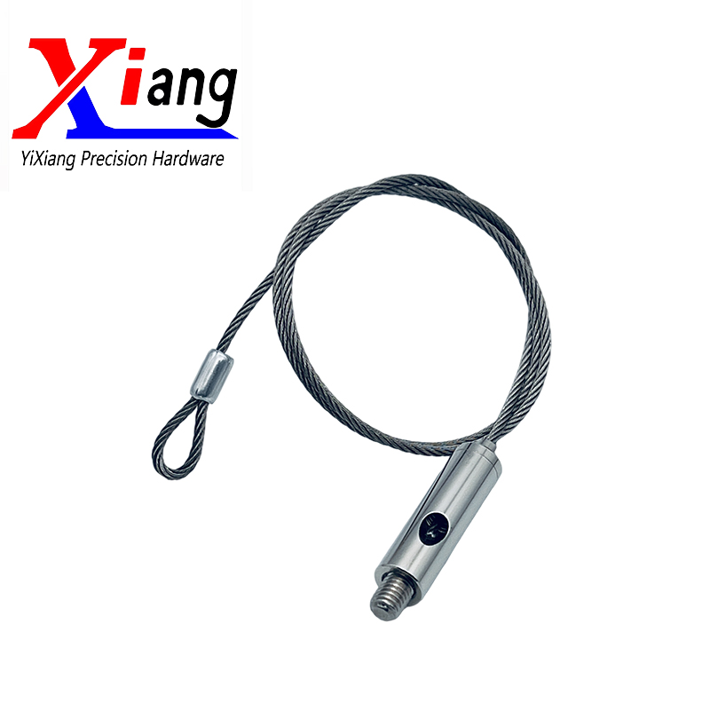 Compact Wire Rope Suspension Kit with M6 External Thread, Easy Installation and Adjustable Features