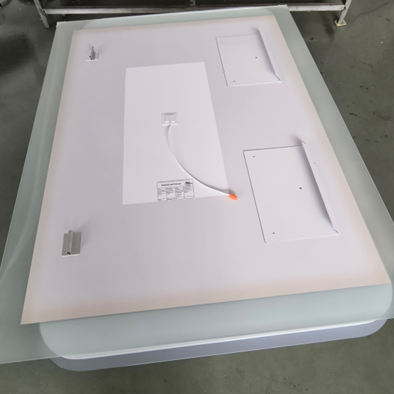 LED Mirror Lights for Bathroom Mirrors for Bathroom Vanity Mirror with Lights Custom Square Mirror Lights