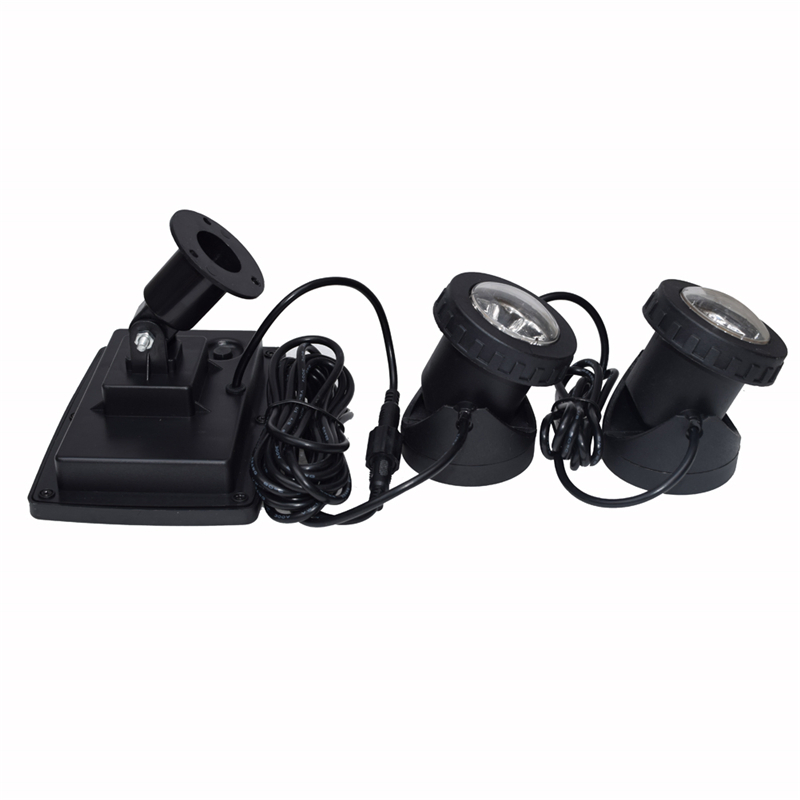 Solar Powered LED Spotlight for Outdoor Garden and Pool