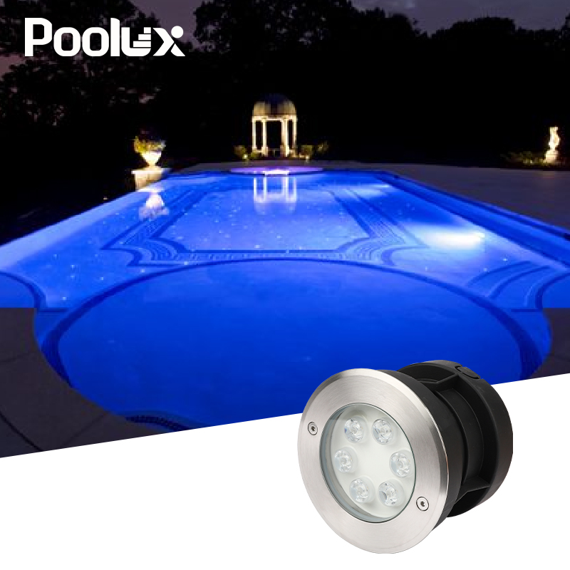Poolux High Quality 3W 6W 9W 12W Waterproof IP67 Garden Lamp Underground Ground Buried Lamp Recessed Light LED Underground Light