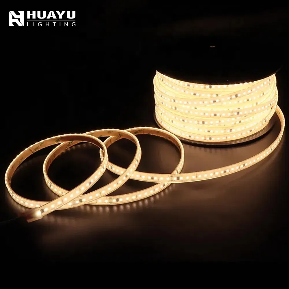 IP67 Waterproof LED Strip High-Voltage AC220V SMD2835 120LEDs Per Meter 10mm Width Single-End Power Supply LED Light