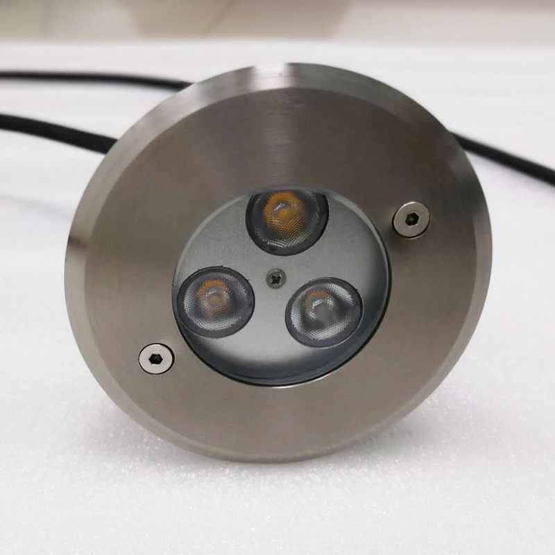 3W Waterproof Garden Underground Ground Buried Lamp Recessed LED Underground Light