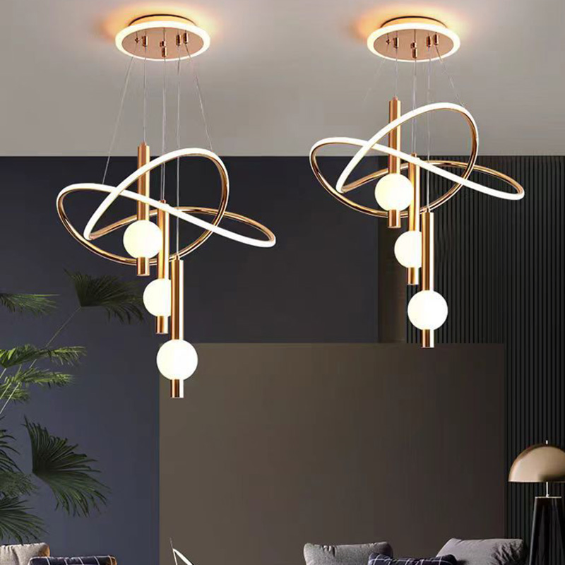 Dining Room LED Pendant Light Nordic Modern Minimalist Creative Personality Living Room Bedroom Pendant Lamp