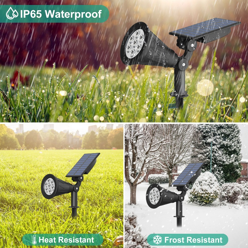 Solar Powered LED Garden Lamp Spot Light Party Pathway Decoration Outdoor Lawn Park Landscape