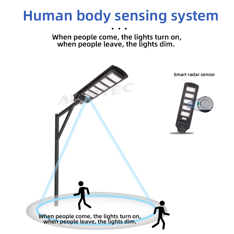Outdoor Lighting Waterproof IP66 All in One Solar LED Street Light 50W 100W 150W 200W 250W Solar Street Lamp for Road Highway