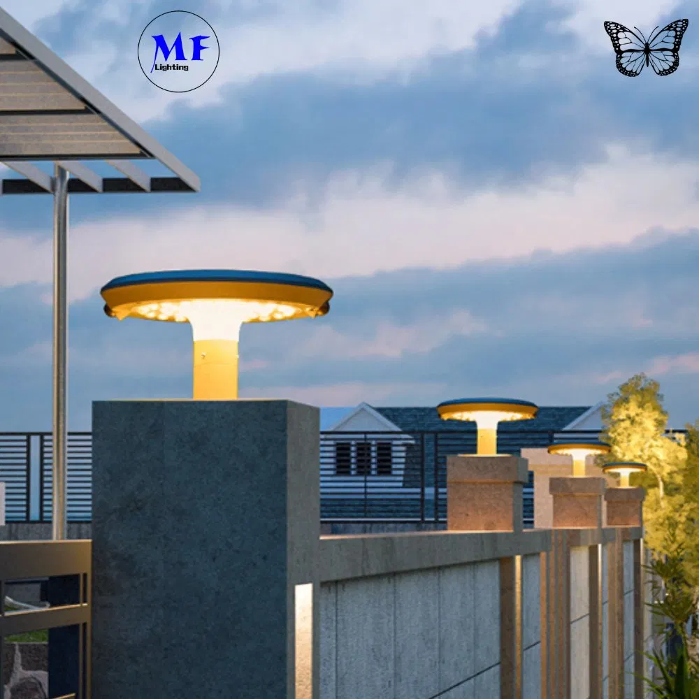 Wholesale Price From Factory IP66 Waterproof Wall Outdoor LED Light Solar Garden Light 2 Years Warranty Solar Post-Top Light with Motion Sensor for Sidewalk