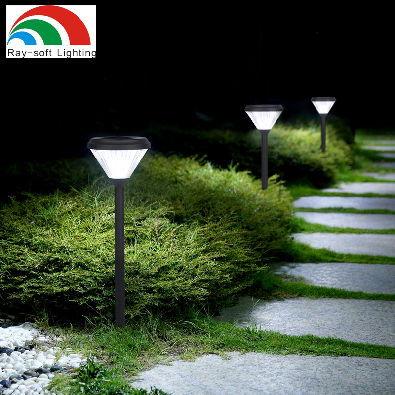 High Quality Aluminum Outdoor Waterproof IP66 Solar Landscape Lawn Solar Walkway Spike Spotlight