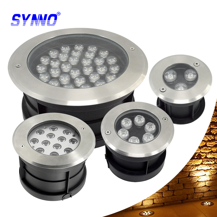 Outdoor Recessed Ground Floor Lamp IP68 Waterproof Inground LED Underground Light
