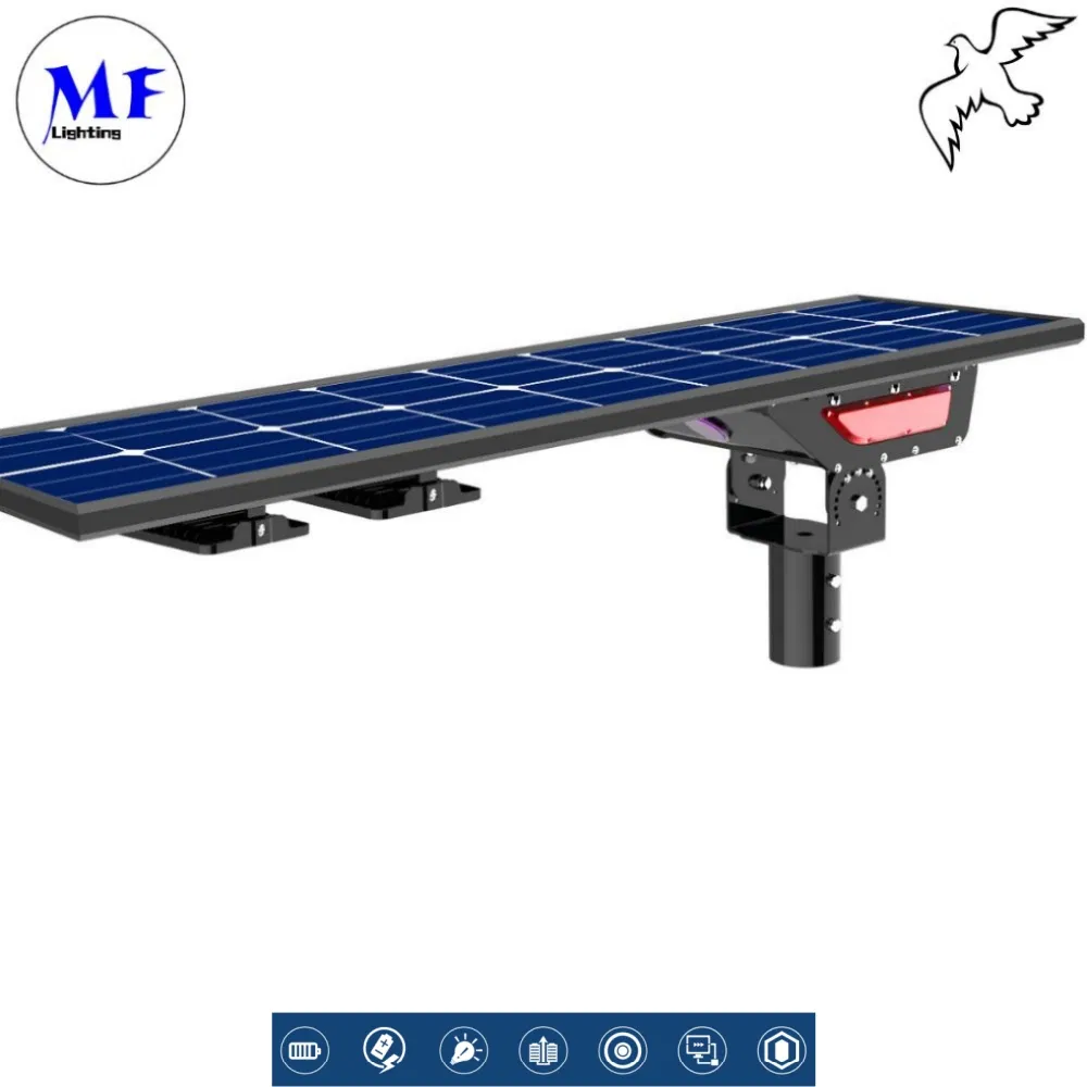 IP66 Waterproof 5years Warranty Solar Steet Lamp All in One Street Lighting 30W-150W Outdorr LED Solar Street Light with Pole for Park Pathway Road Highway
