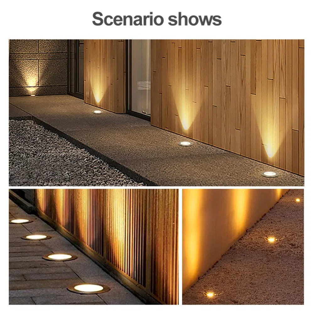 Waterproof LED Underground Lights IP67 Buried Outdoor Recessed Inground Ground Lights