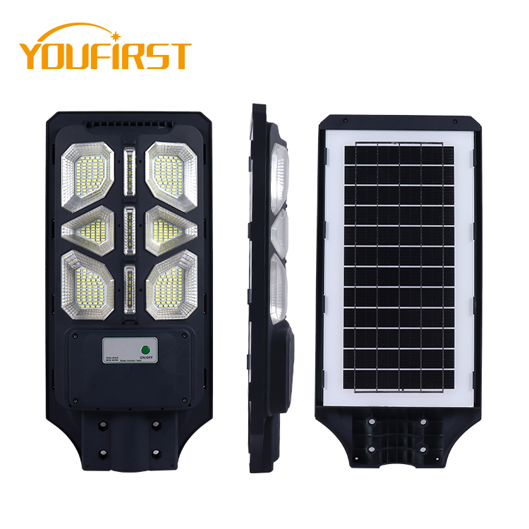 Kingkong New Design Black Waterproof IP65 60watt Integrated Solar LED Street Light