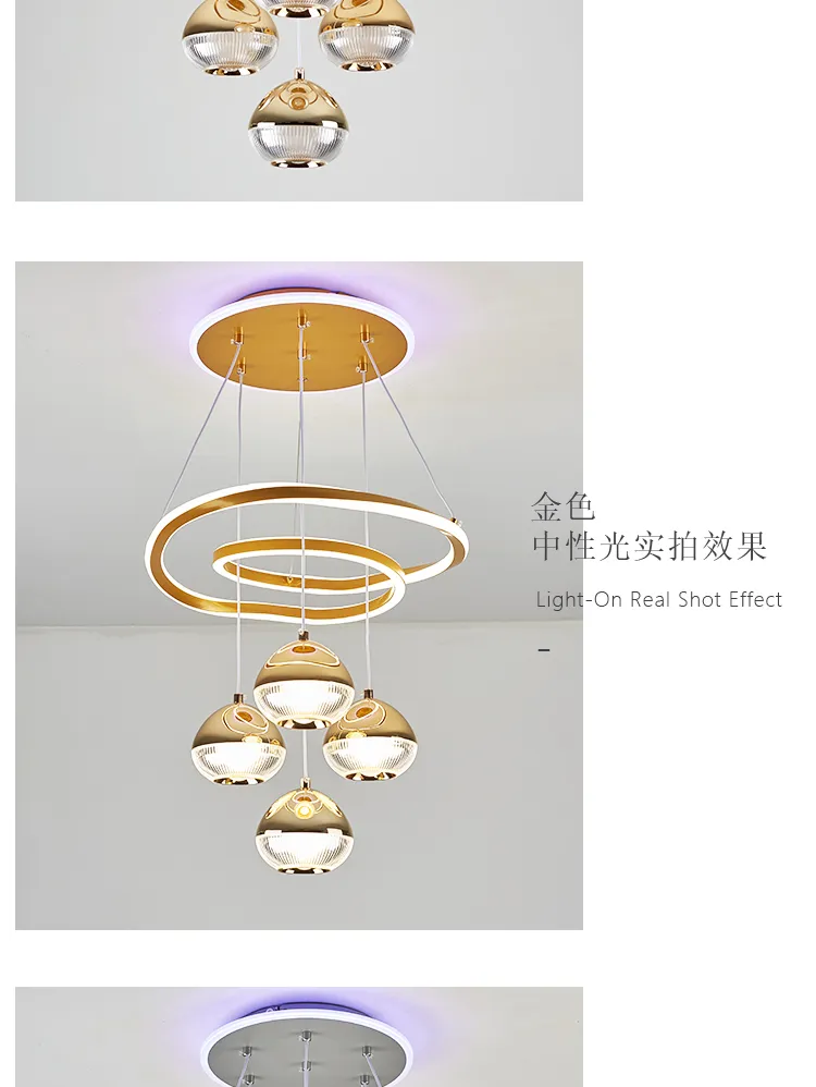 Modern Luxury Dining Room LED Chandelier