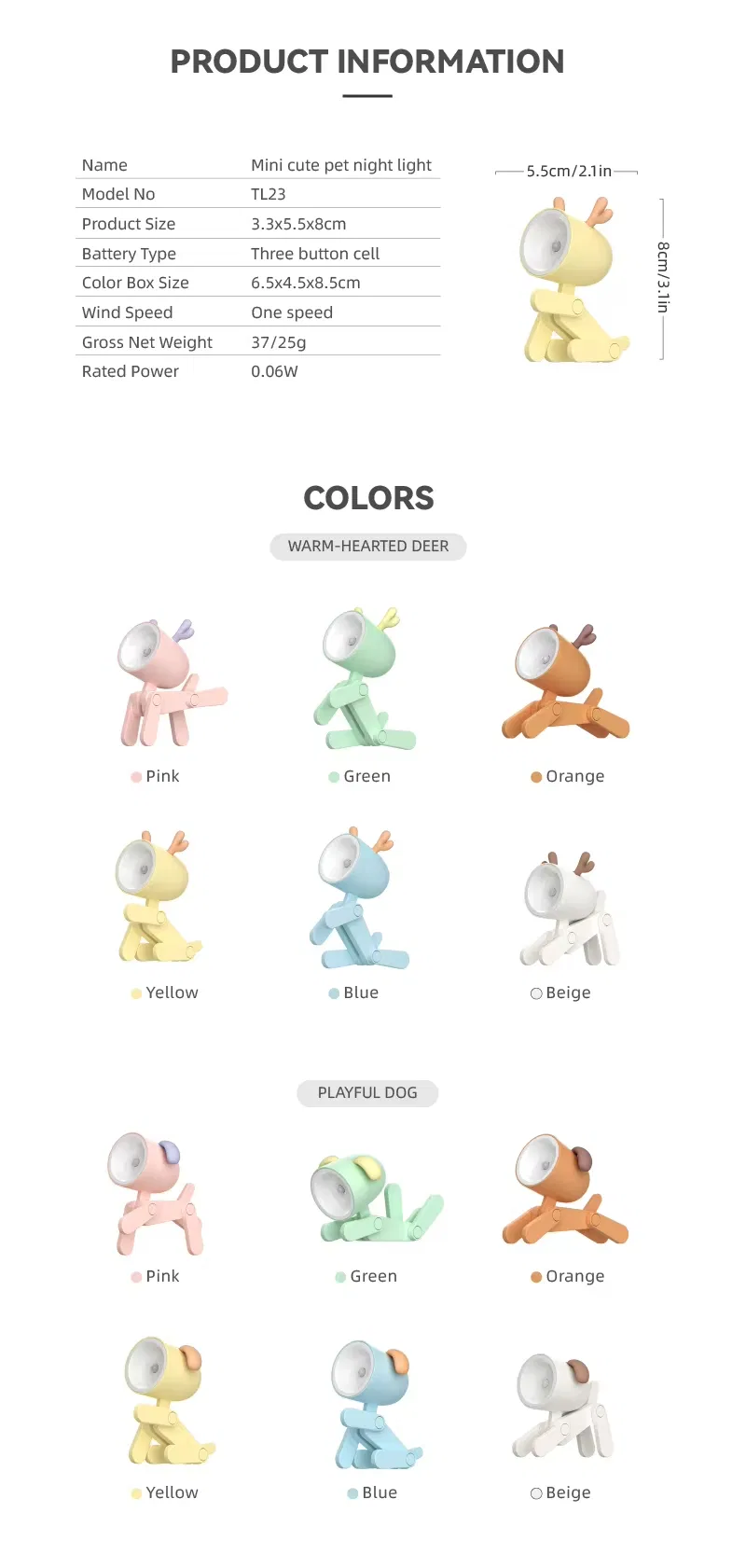 Kids LED Table Lamp 2