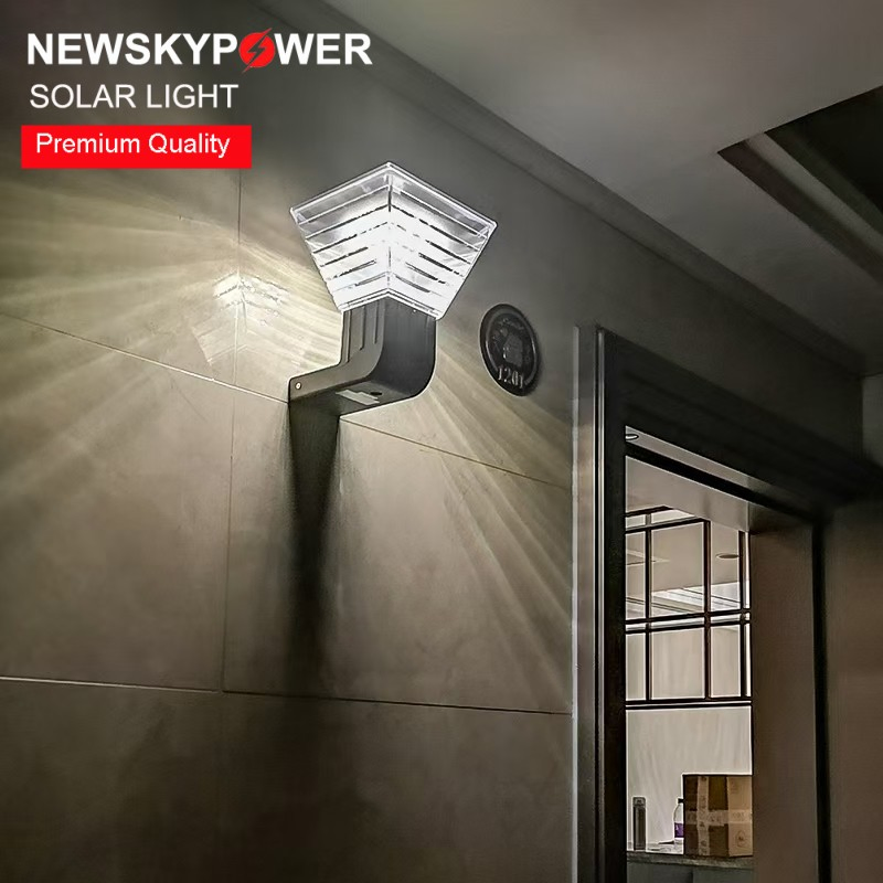 2024 IP65 Waterproof 5W Outdoor Garden Landscape Lighting Solar Wall Mounted Lights