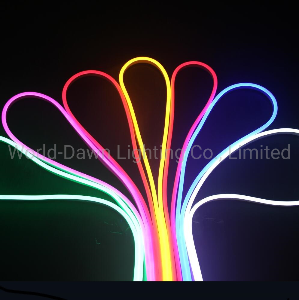 DC12V DC24V Waterproof Decoration Advertisement Neon Flex UV Resistant IP65 Neon-Wd-2835-120d-Snl RGB Tape LED Strip Light