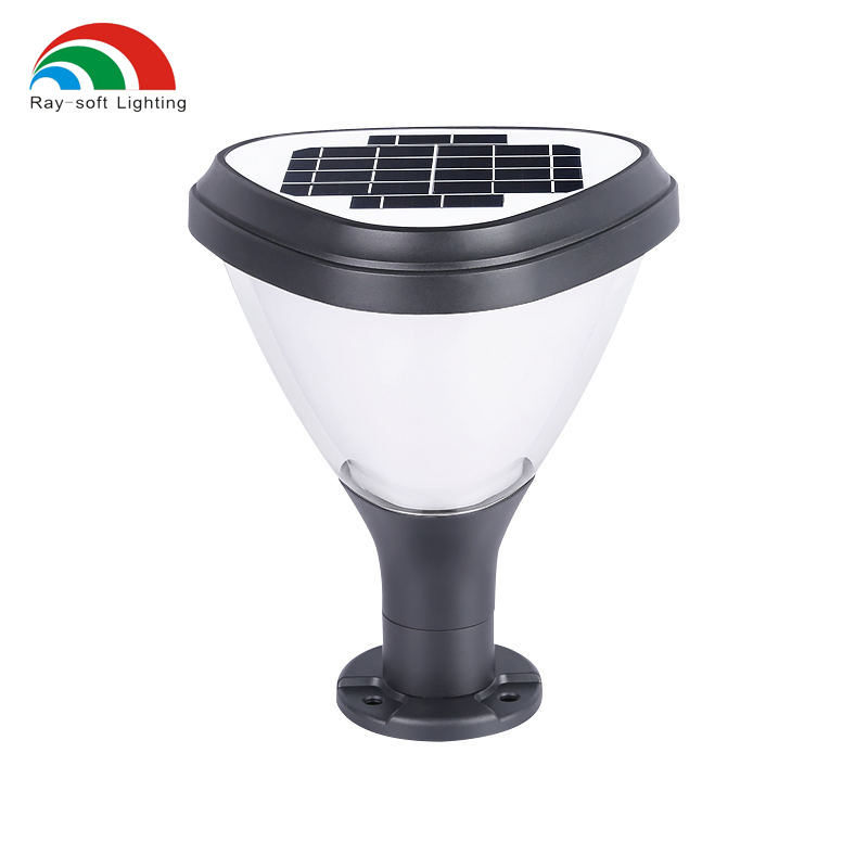 Aluminum Waterproof Solar LED Solar Pillar Light Outdoor Garden Gate Deck Fence Post Lamp