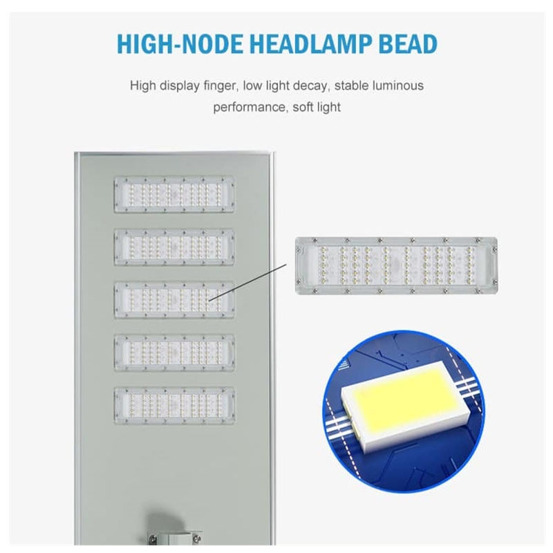 Super Bright for Project All in One Solar Street Light 200W 300W 500W Waterproof IP65 Outdoor LED Lighting for Highway Country Road