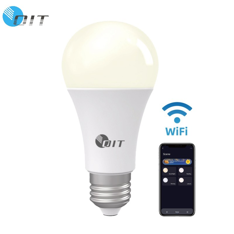 Smart WiFi LED Bulb with Voice Control and Time Scheduling Features