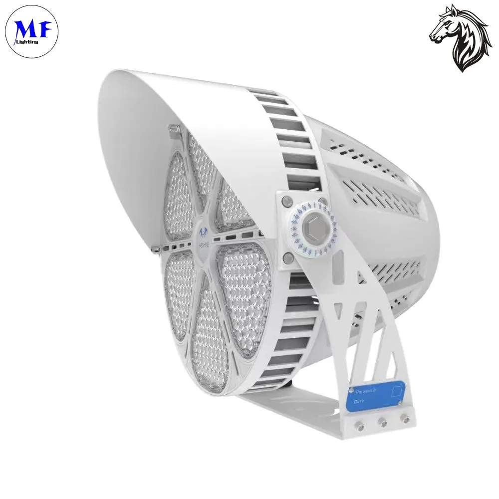 1200W LED High Power Floodlight IP65 Waterproof 155lm/W Dimmable Outdoor Square Lighting LED Stadium Sport Light LED Tunnel Light Flood Light