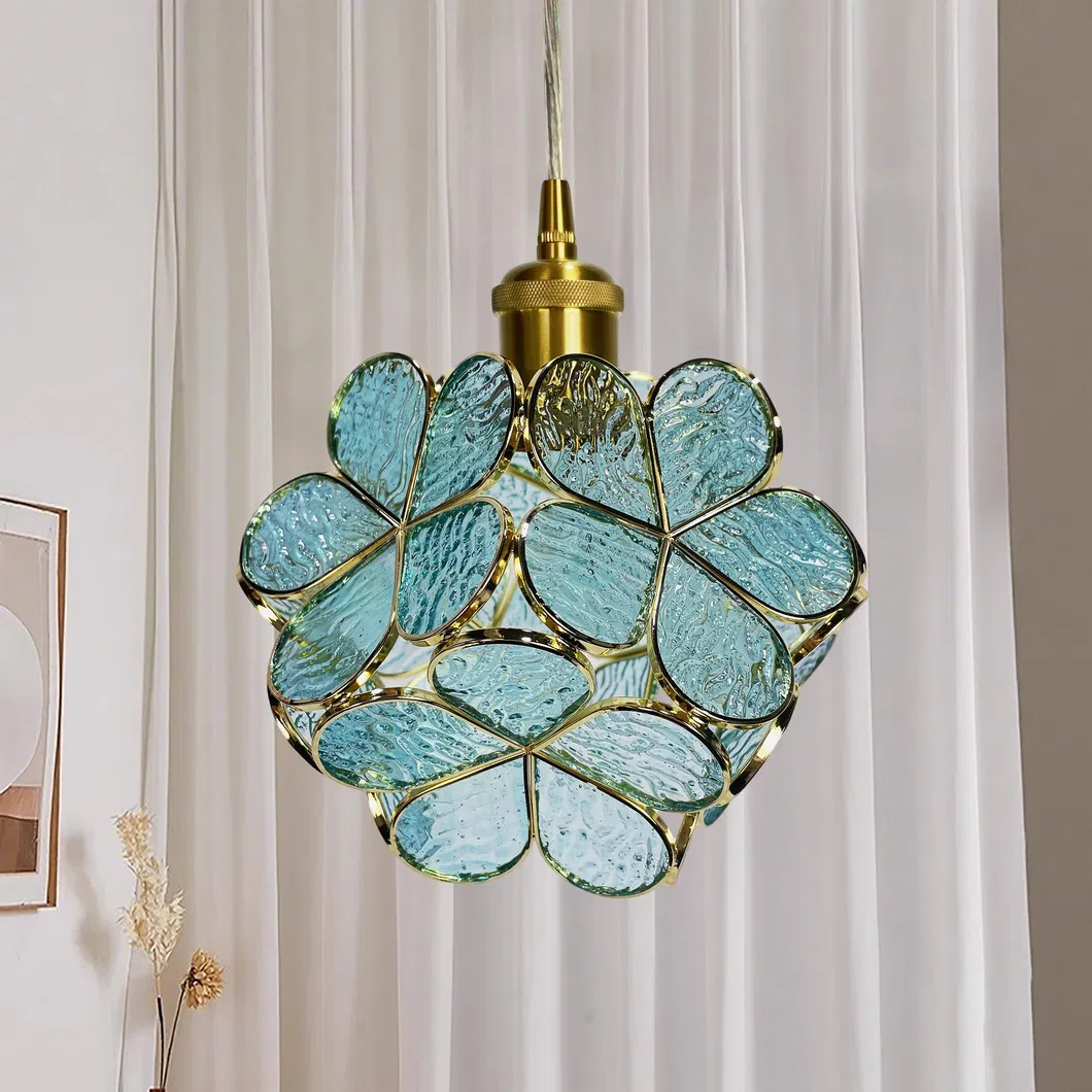 Glass Petal Pendant Light Detail 4