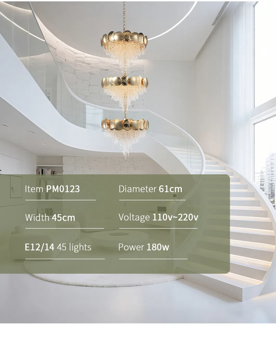 Pendant Crystal Light