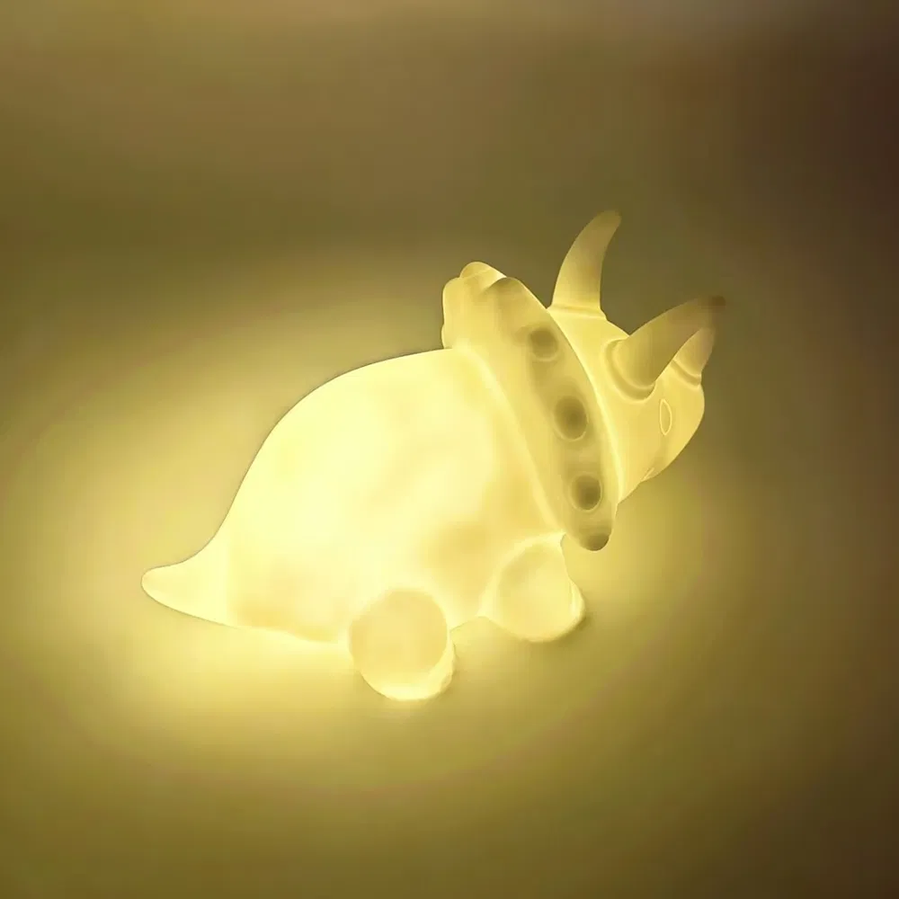 Playful Dinosaur Shape LED Night Light for Kids Room Jurassic Decor