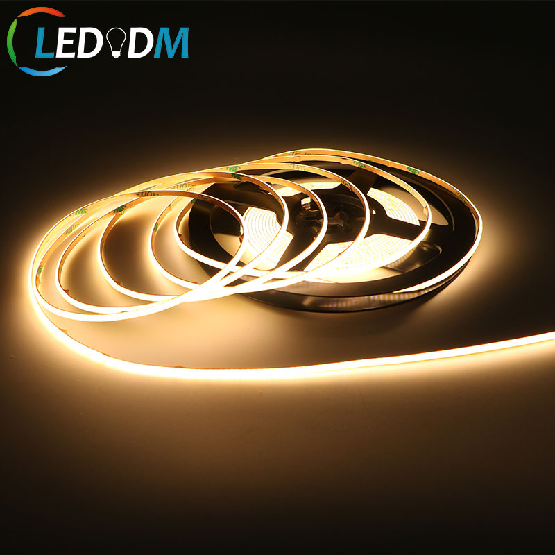 Factory Direct 12 24 Volt Cabinet White 3mm 2.7mm COB LED Tape Strip Light (ETL CE RoHS)