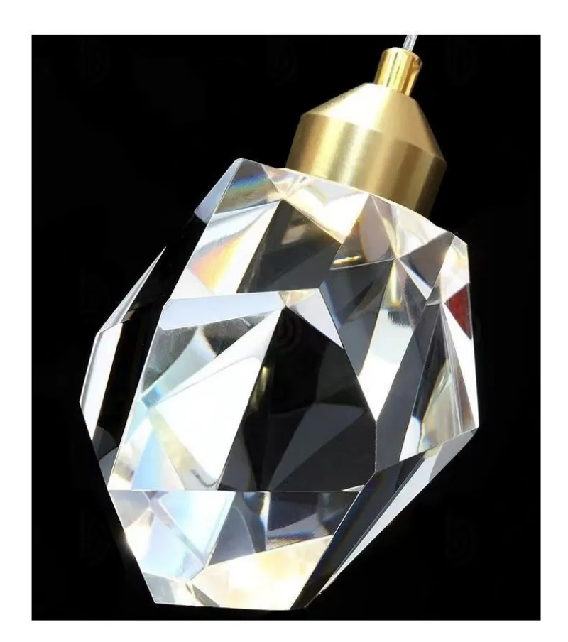 Crystal Chandelier Detail