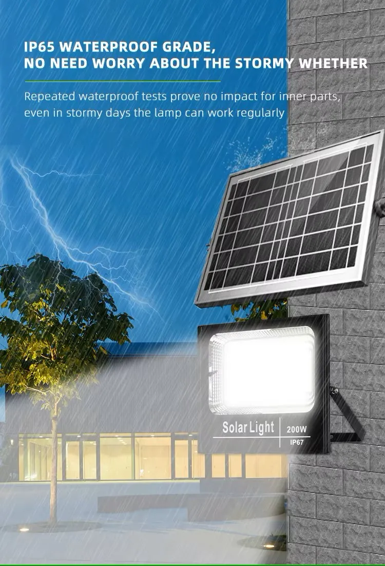 LED Solar Flood Light View 2