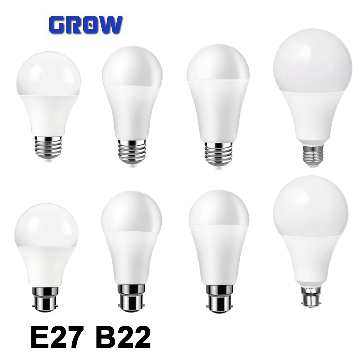 LED A60 A19 8W-24W Lamp E27 B22 Energy Saving CE ERP Approval AC100-240V LED Bulb