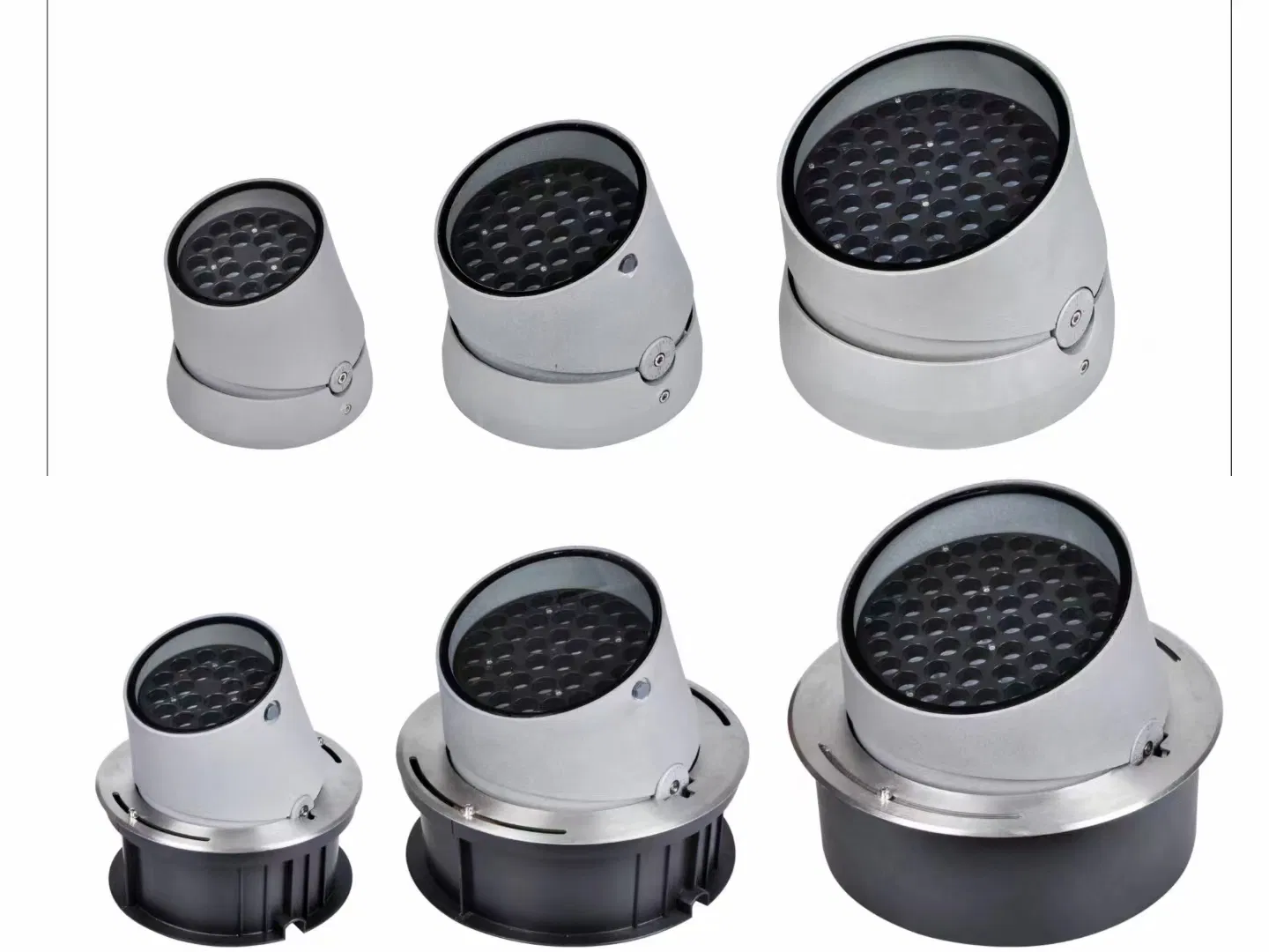 9W/12W LED Adjustable Angle Waterproof IP67 Half Underground Buried Inground Garden Floor Uplight