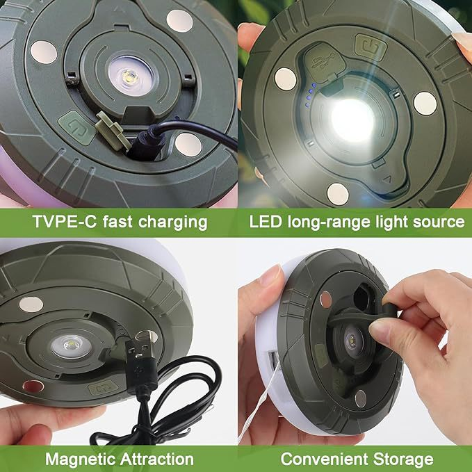 Multi-Functional LED USB Charging Outdoor Tent Flashlight Camping Light String