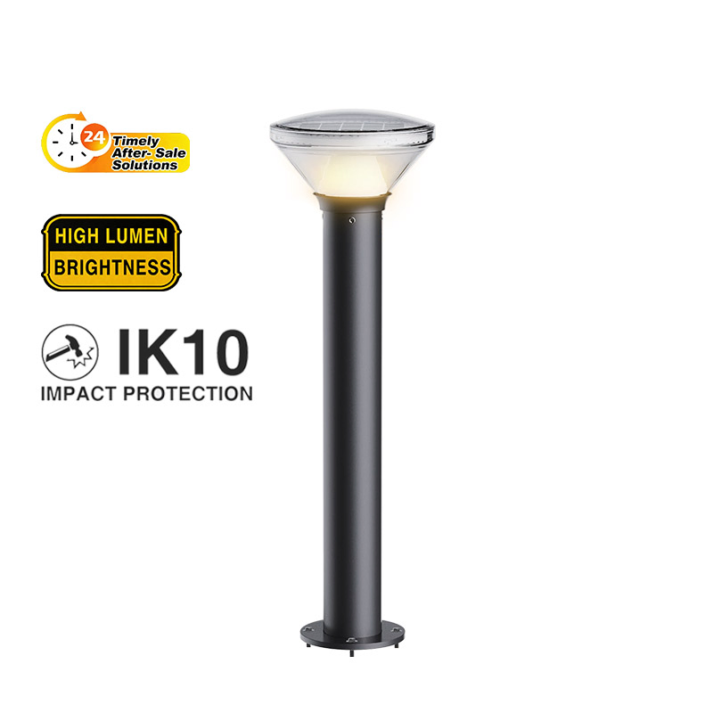 Solar LED Bollard Light for Outdoor Pathways and Gardens