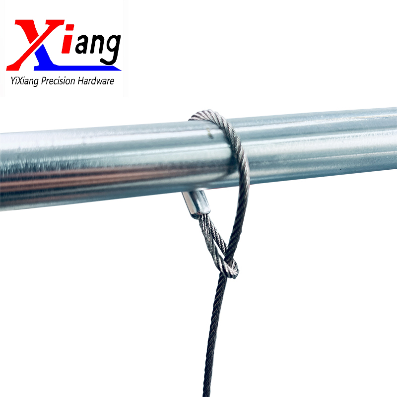 Compact Wire Rope Suspension Kit with M6 External Thread, Easy Installation and Adjustable Features