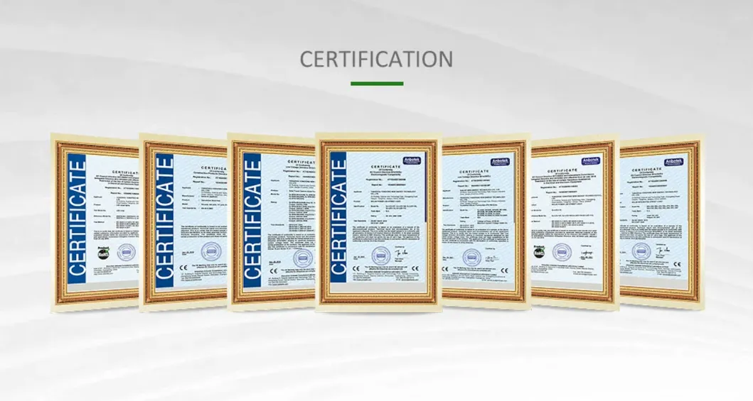 Product Certifications