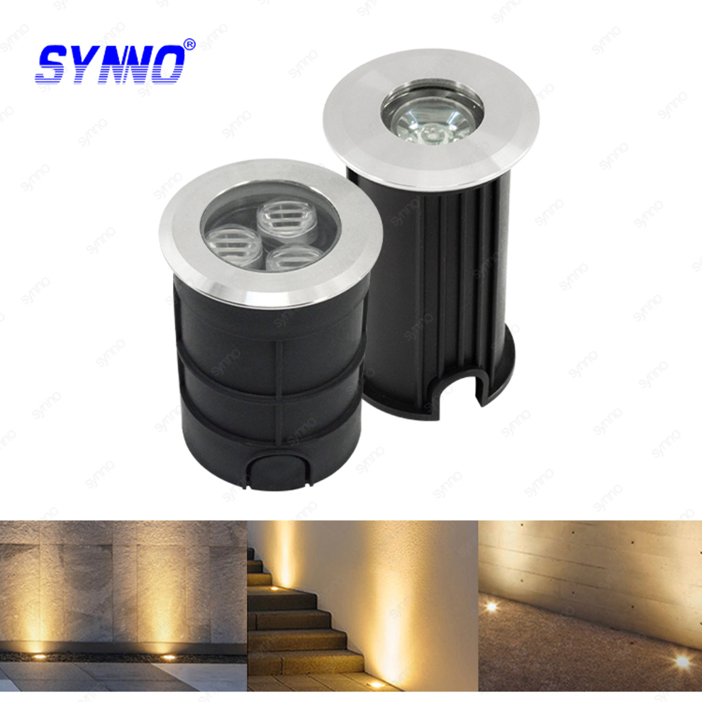 Underground Garden Deck Step Spotlight Ground Recessed Lamp LED Underground Light