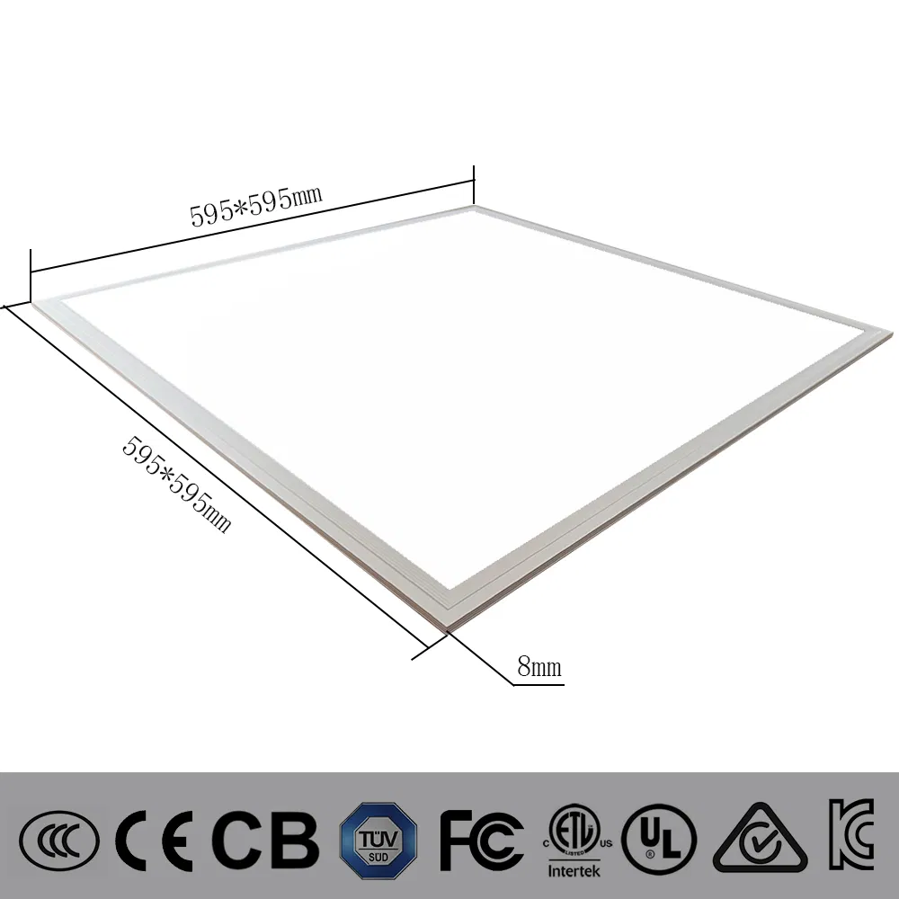 4000 Lumens 40W Square Shape Surfaced Mounted Recessed Flat LED Panel Light