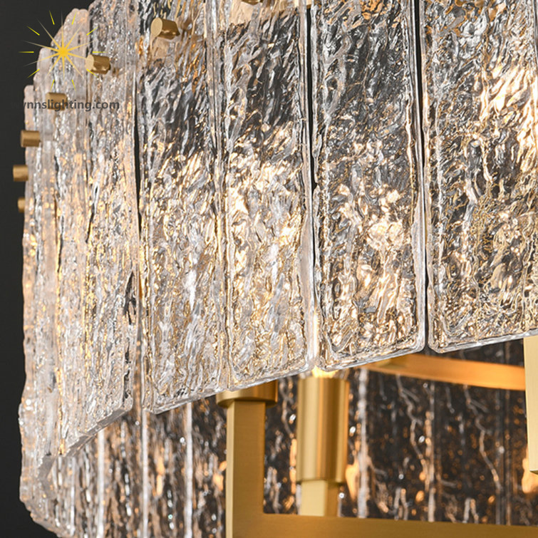 Large Nordic LED Brass Gold Chandeliers Dining Living Room Hotel Luxury Pendant Light