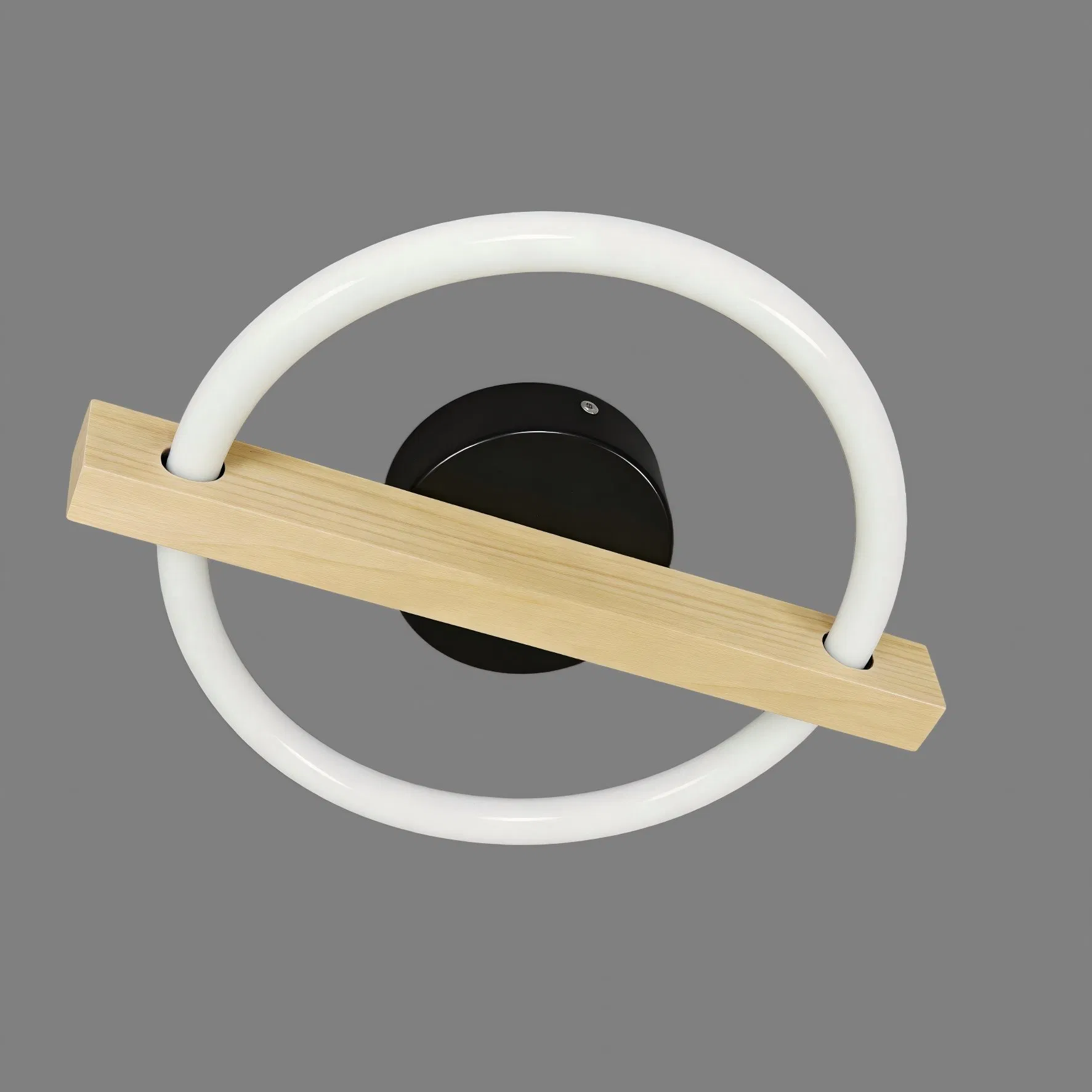 Hisoon Modern LED acrylic Wooden Design 180° Illumination Ceiling Light