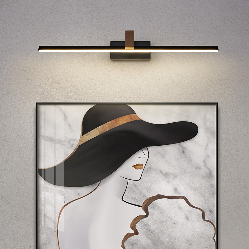 Black Gold Image Light 12W Bathroom Vanity Mirror LED Mirror Wall Light