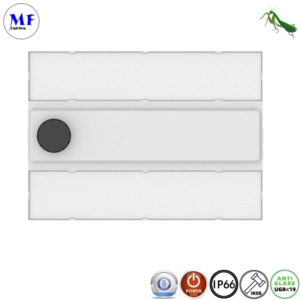 400W 170lm/W IP66 Waterproof Microwave Daylight Sensor Fixture Pendant Linear Industrial Highbay Lamp LED Linear High Bay Light for Work Shop Warehouse