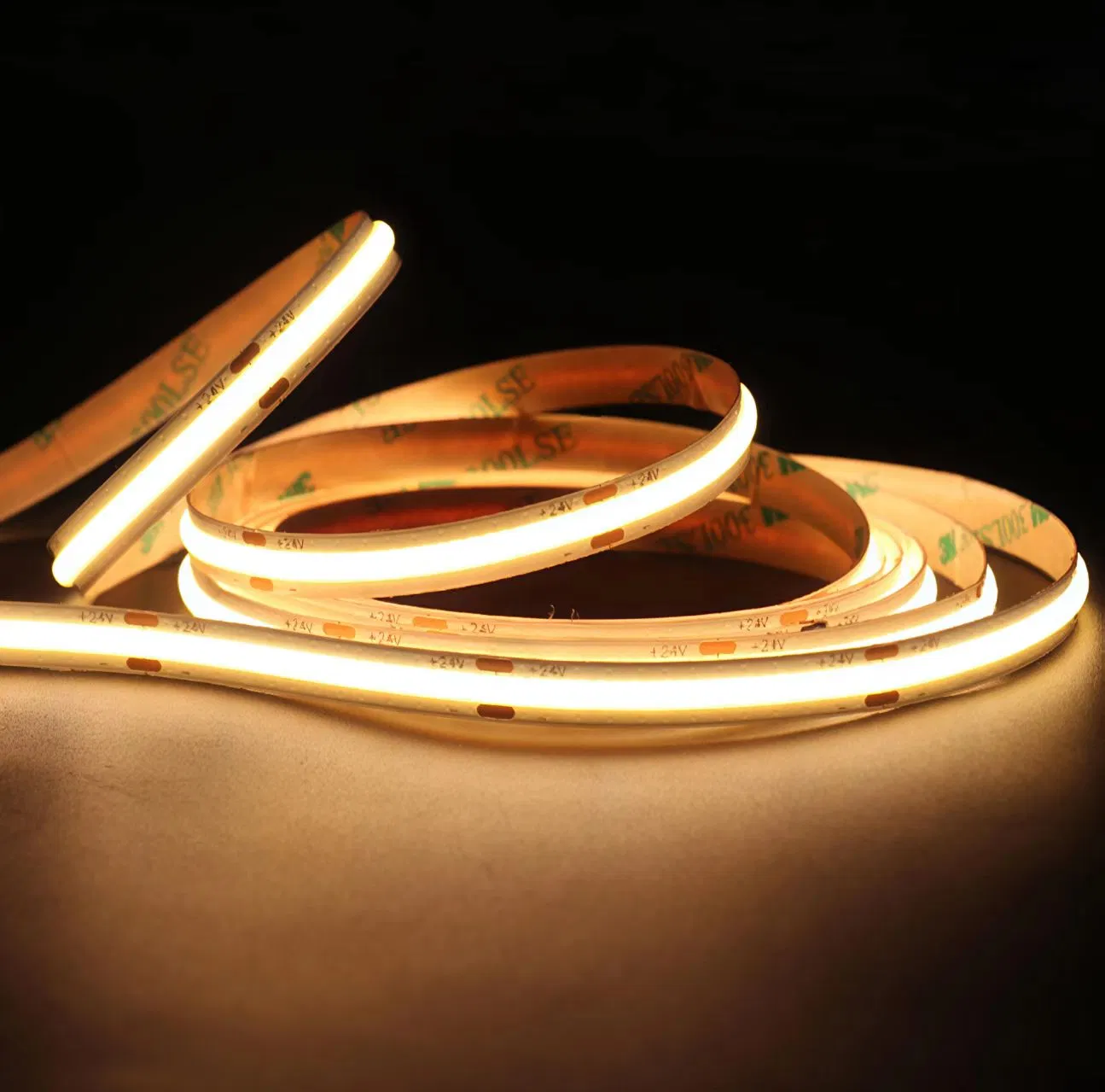 480LEDs/M Ultra-Slim COB Flexible LED Strip Light Dots-Free LED Lighting