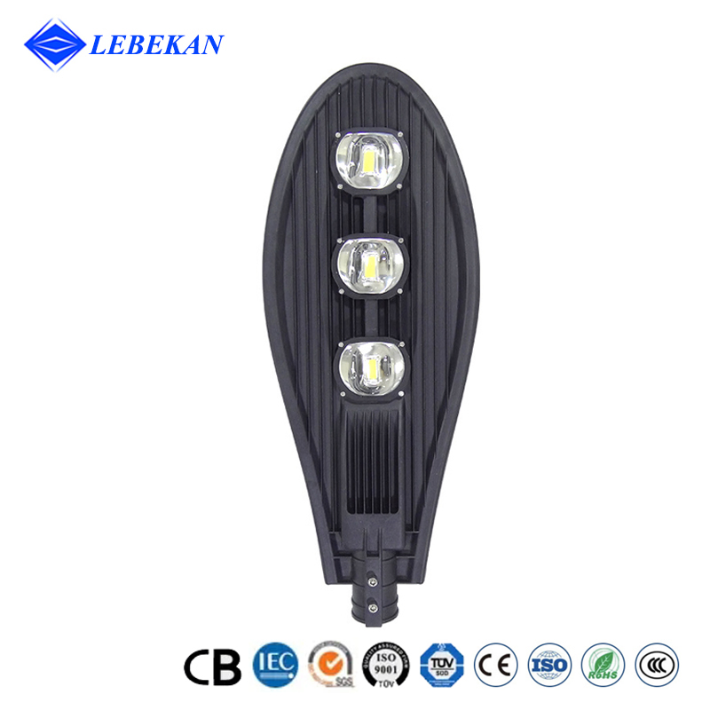 Outdoor AC100-305V LED IP66 Street Light 100W Highway Commercial Flood 150W LED Cobra Dusk to Dawn Street Barn Yard Light Public Lighting 200W Luminaria